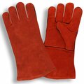 Cordova Regular Shoulder Leather Welding Gloves - Russet, 12PK 7635